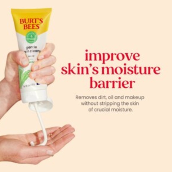 Burt's Bees Aloe Gentle Cream Cleanser - Yellow and White - Picture 2 of 6
